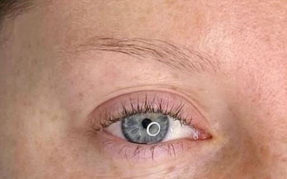Cejas antes del microblading, caso 1, clienta de Calamocha, Carla Tomás en Calamocha