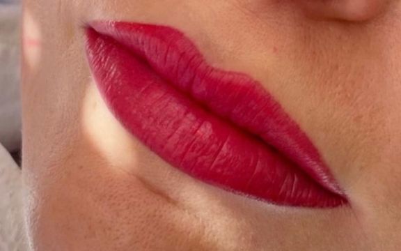 Resultado de micropigmentación de labios en Calamocha, caso 1, Carla Tomás