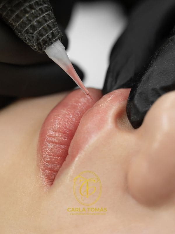 Micropigmentación de labios con dermógrafo, tratamientos de micropigmentación de labios Zaragoza